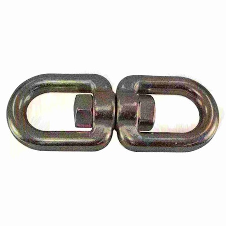 Midwest Fastener 1/2" x 4-7/8" 316 Stainless Steel Eye/Eye Swivels 2PK 37422